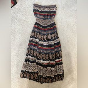 XXI Summer Dress Maxi Strapless